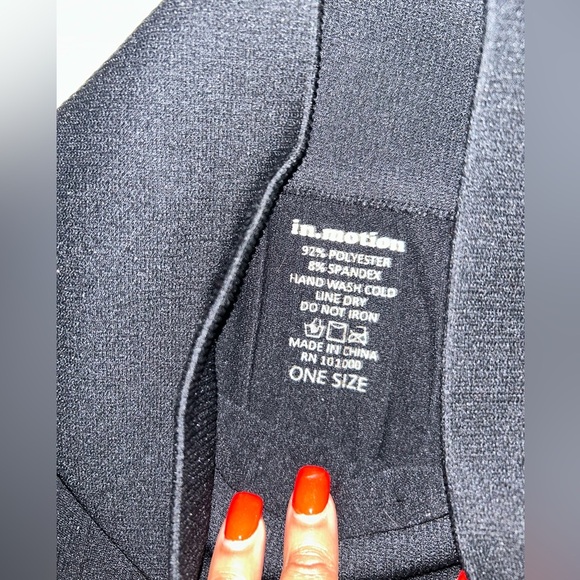 Women's Black high waisted Leggings - Picture 3 of 4